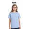 6 Pack Hanes Essential-T Youth Crewneck Short Sleeve T-Shirt for School, Casual & Bulk Everyday Wear